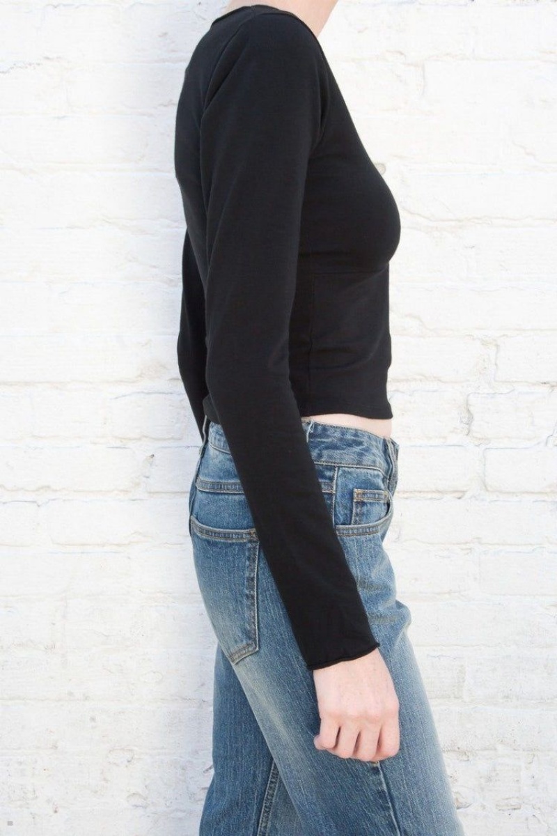Hauts Brandy Melville Charlize Noir | NDA-04820130